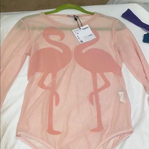 Flamingo bodysuit